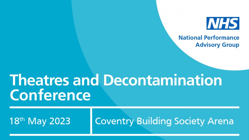 We are exhibiting at the Theatres & Decontamination Conference 2023