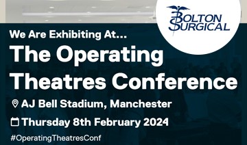 We're exhibiting at the Operating Theatres Conference on Thursday 8th February 2024