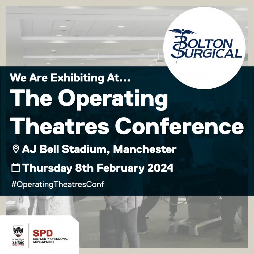 We're exhibiting at the Operating Theatres Conference on Thursday 8th February 2024
