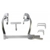 Sellors Rib Spreader Complete Set (Consisting of 3 Sets of Blades 50mm x 38mm/ 50mm x 45mm & 50mm x 65mm & Key) Overall Width 200mm