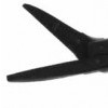 Cawthorne Scissors Black Extra Fine 4mm Blades Tip to Shoulder Length 75mm