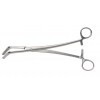 Finch Excision Clamp Angled on Flat 95mm Jaw Length with Hollow Jaw, Overall Length 250mm
