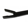 Beale Aural Forceps, Triangular Jaws 4mm x 2.5mm Extra Fine Black, Overall Length 150mm