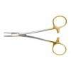 Olsen Hegar Combined Scissors/Needle Holder Tungsten Carbide Jaws, Serration Pitch 0.4mm for Suture Size 3/0 to 6/0, Overall Length 140mm