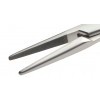 Debakey Needle Holder Tungsten Carbide Jaws, Serration Pitch 0.4mm for Suture Size 3/0 to 6/0, Overall Length 180mm