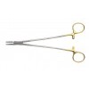 Bozemann Needle Holder Tungsten Carbide Jaws, Serration Pitch 0.5mm for Suture Size 5 to 4/0, Overall Length 200mm