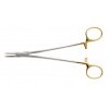 Heaney Needle Holder Tungsten Carbide, Serration Pitch 0.5mm for Suture Size 5 to 4/0, Overall Length 200mm