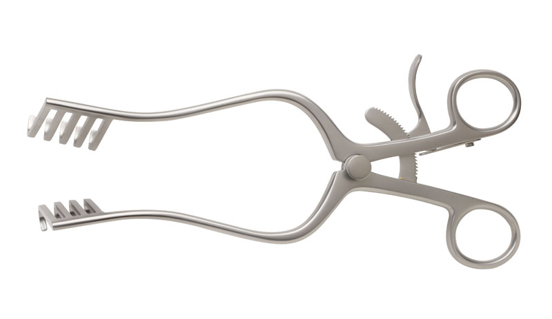 Norfolk & Norwich Self Retaining Retractor 4:5 Blunt Teeth  Overall Length 220mm - Bolton Surgical