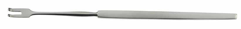 Wound and Tracheal Retractor Small Curve with 2 Sharp Prongs Overall Length 165mm - Bolton Surgical