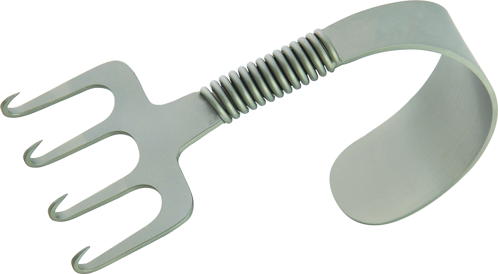 Gorney Rake Retractor with Spring Neck Fork Width 38mm Overall Length 75mm - Bolton Surgical