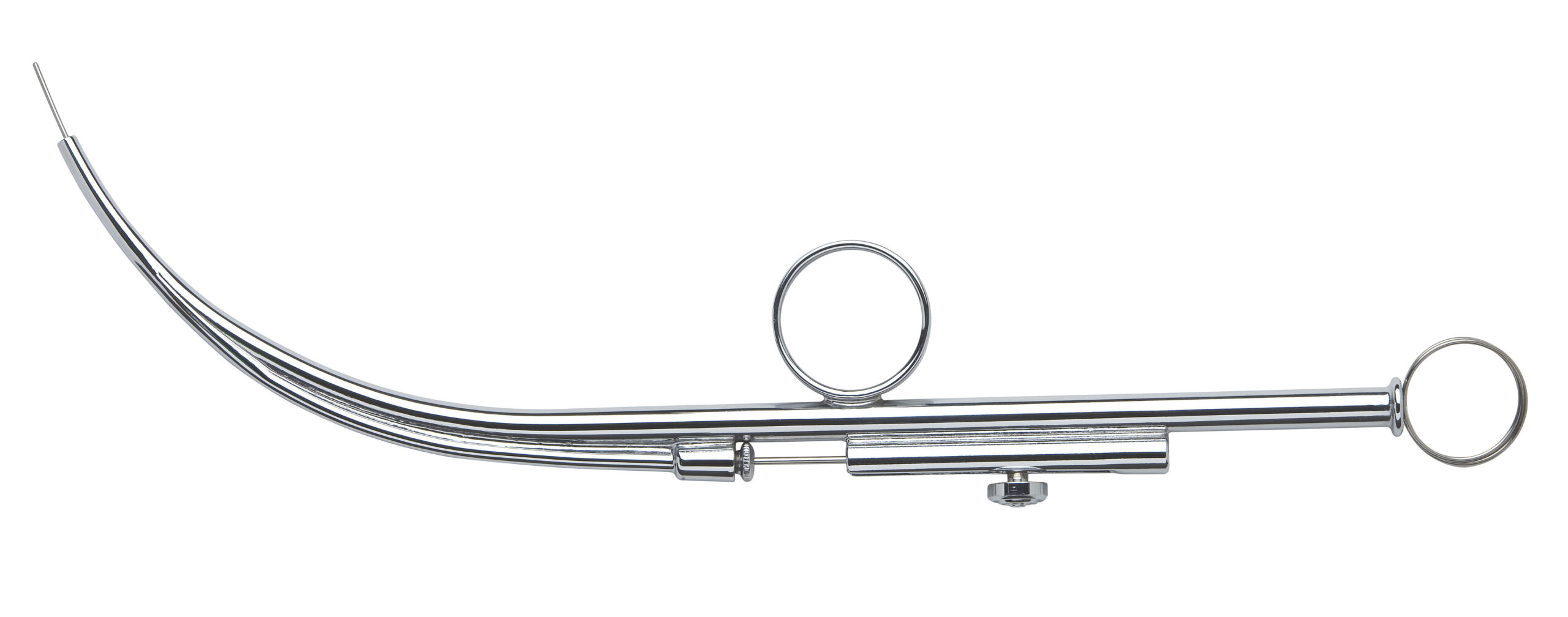 Self Clearing Suction Tube with Stilette and Finger Ring Overall Length 220mm - Bolton Surgical