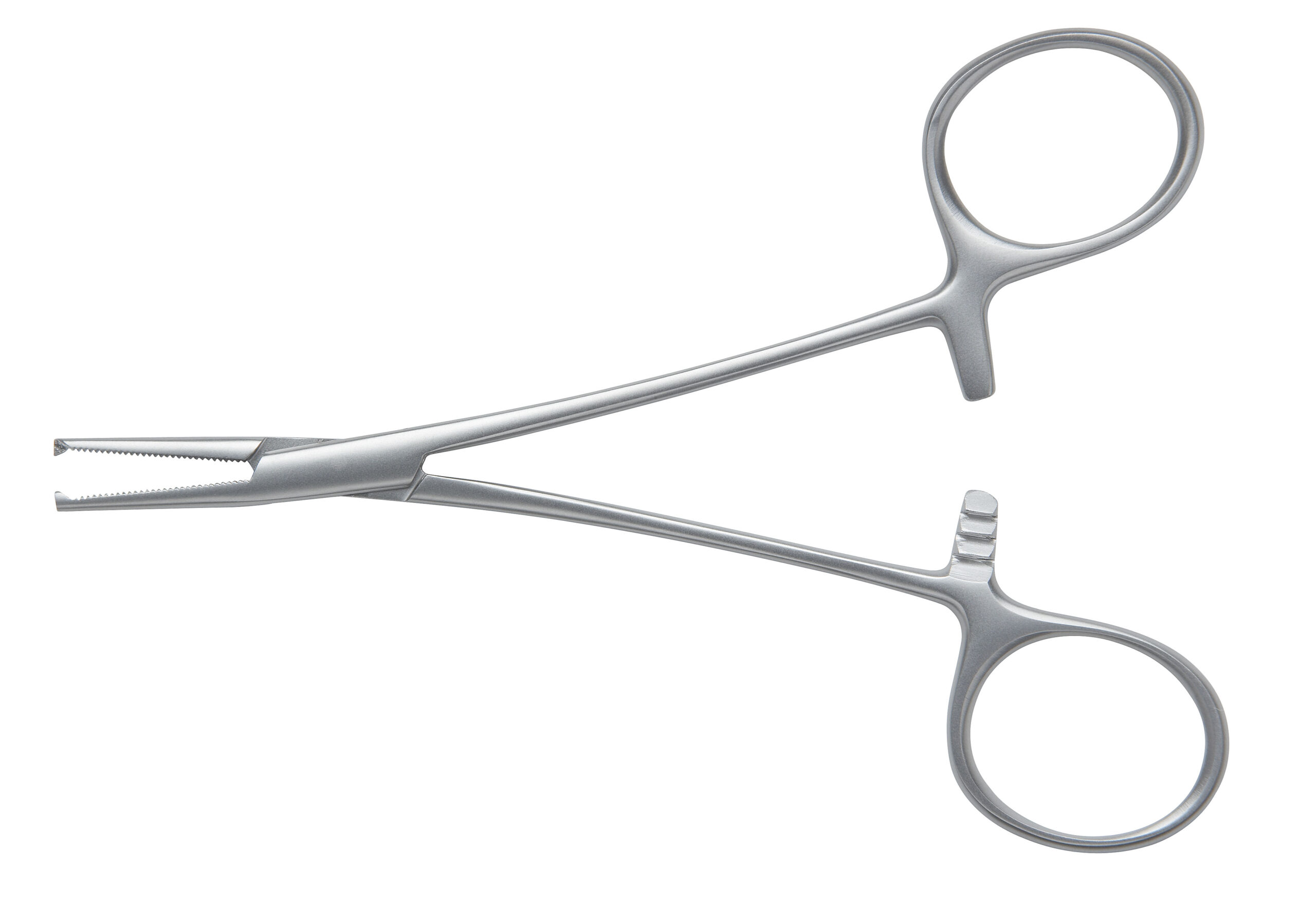 Mosquito Artery Forceps Straight Lightweight 1:2 Teeth with Fully Serrated Jaws - Bolton Surgical