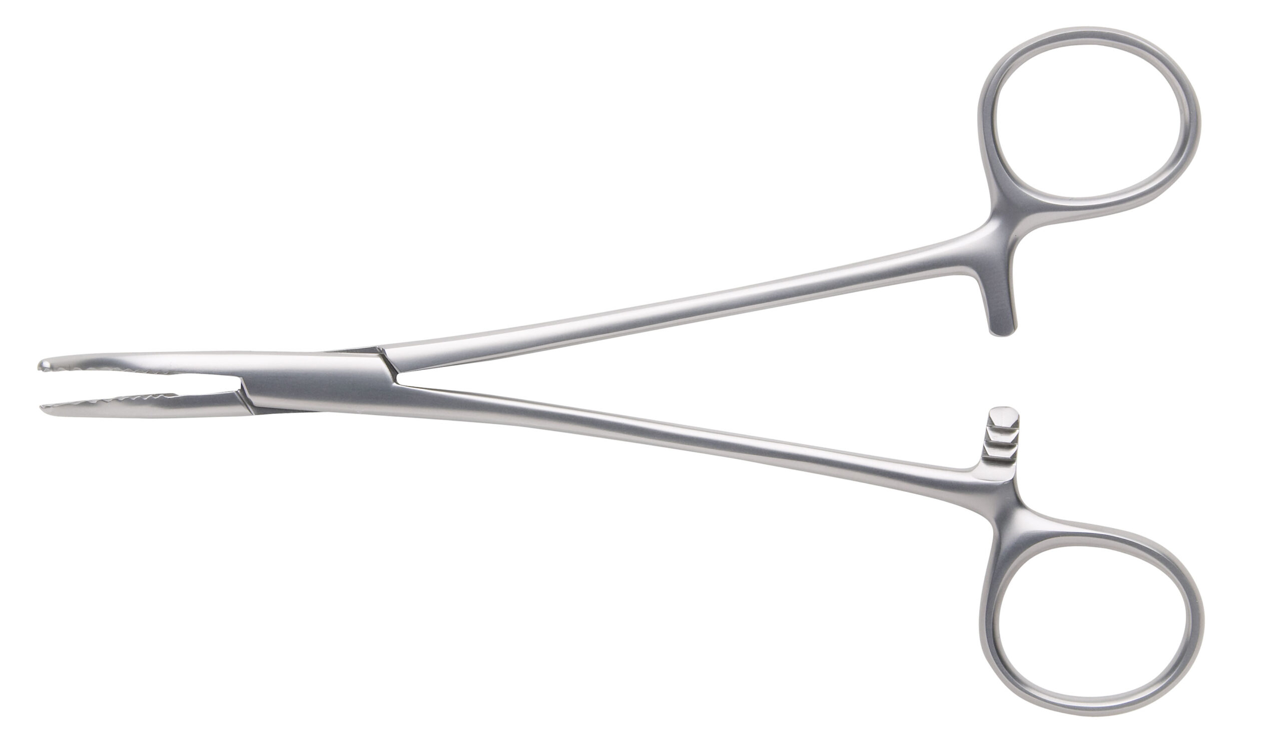 Miles Phillips Artery Forceps Curved Partly Serrated Jaws 180mm - Bolton Surgical