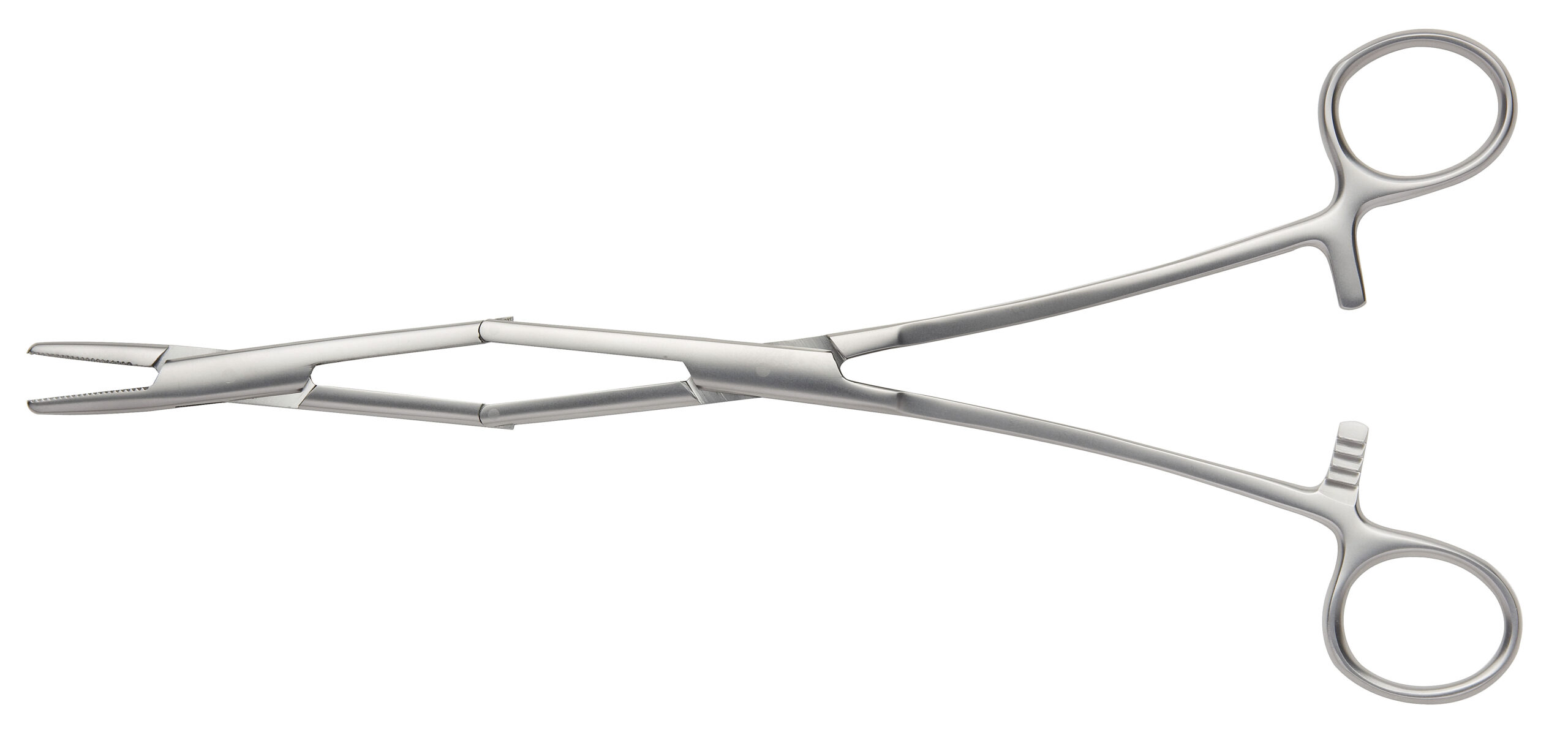 Naunton Morgan Needle Holder with Serrated Jaws and Converse Action - Bolton Surgical