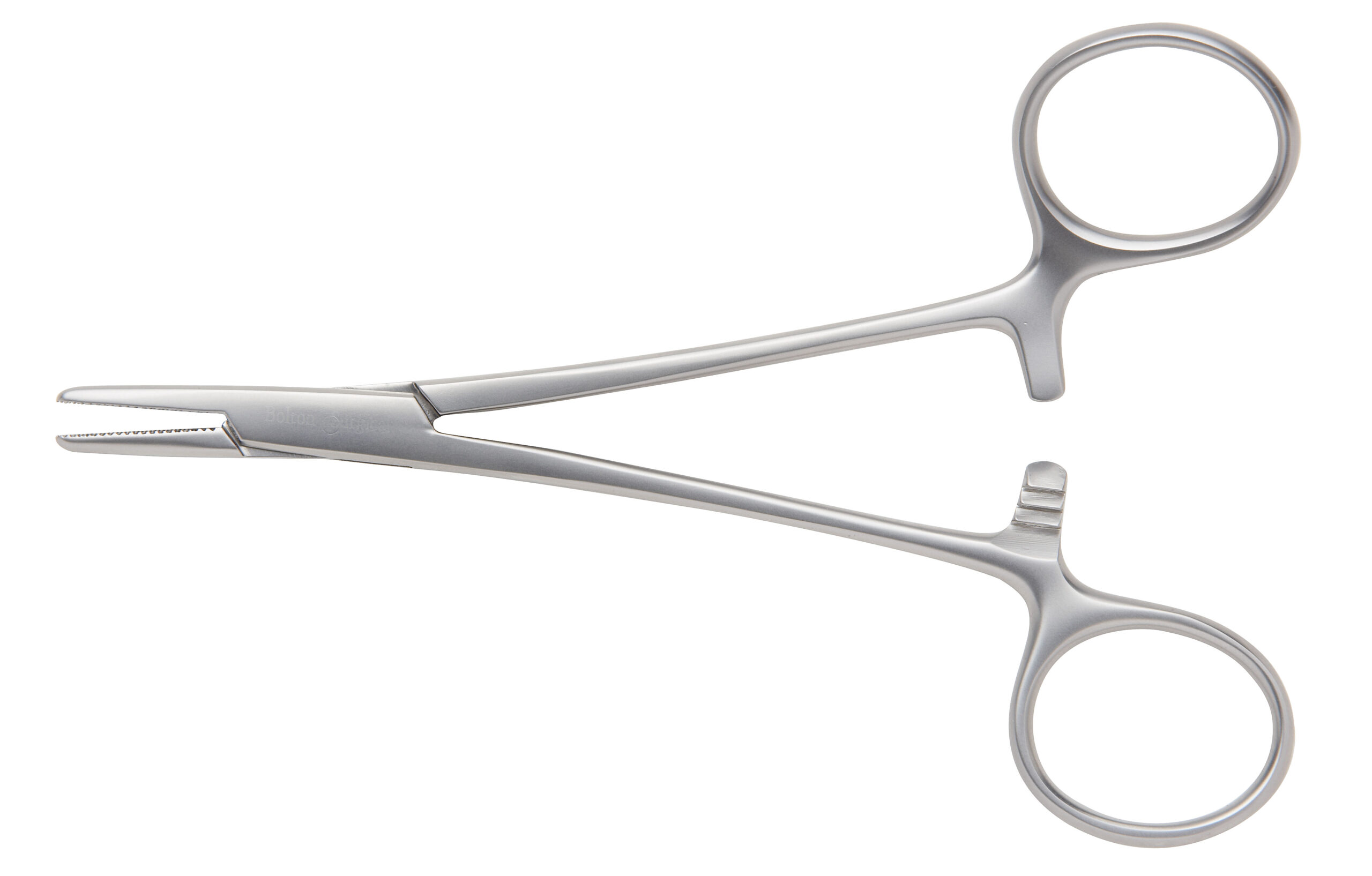 Nievert Needle Holder Offset Bow Serrated Jaws 125mm - Bolton Surgical