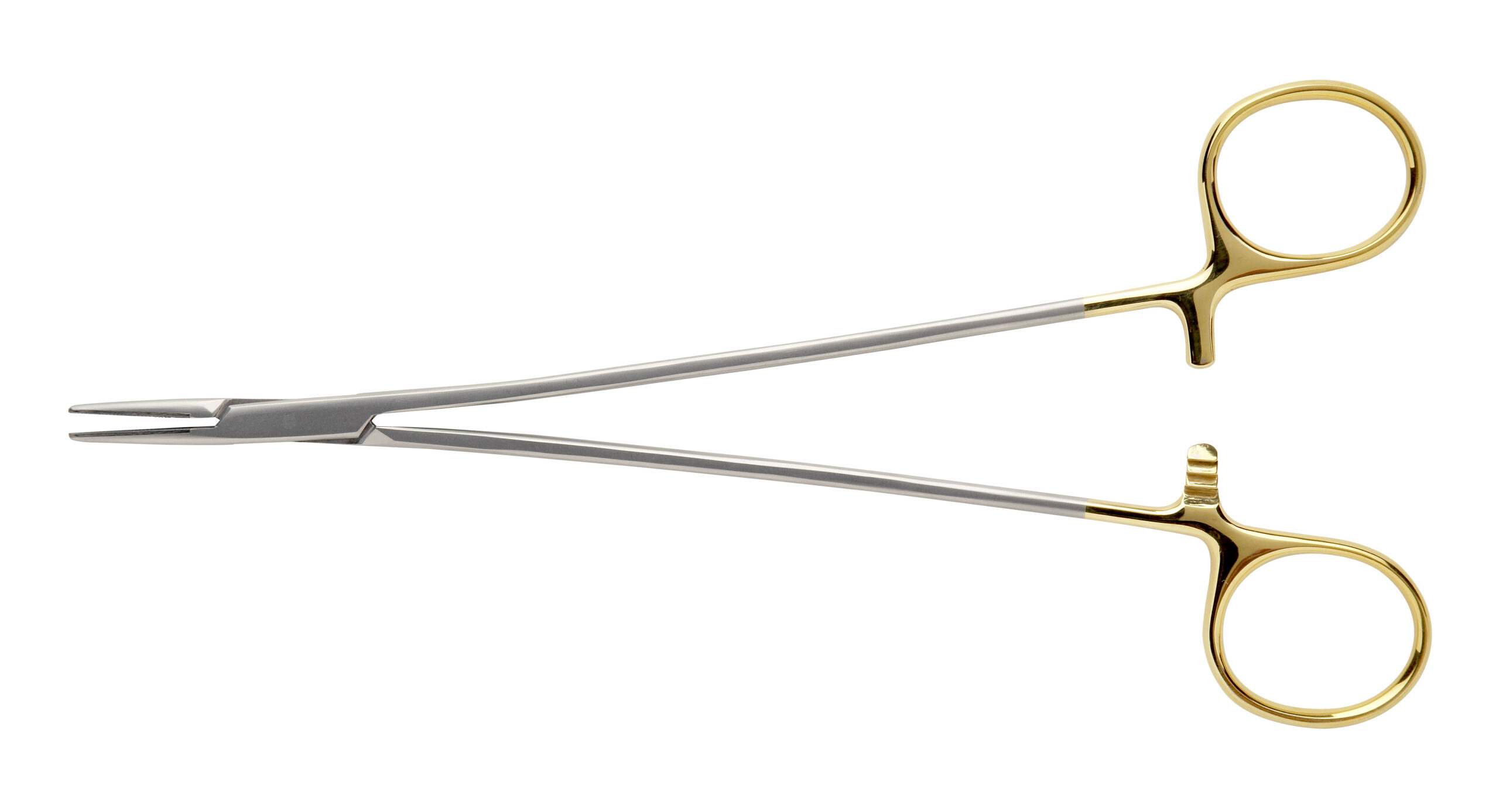 Debakey Needle Holder with Tungsten Carbide Jaws (Serration Pitch 0.4mm for Suture Size 3/0 to 6/0) - Bolton Surgical