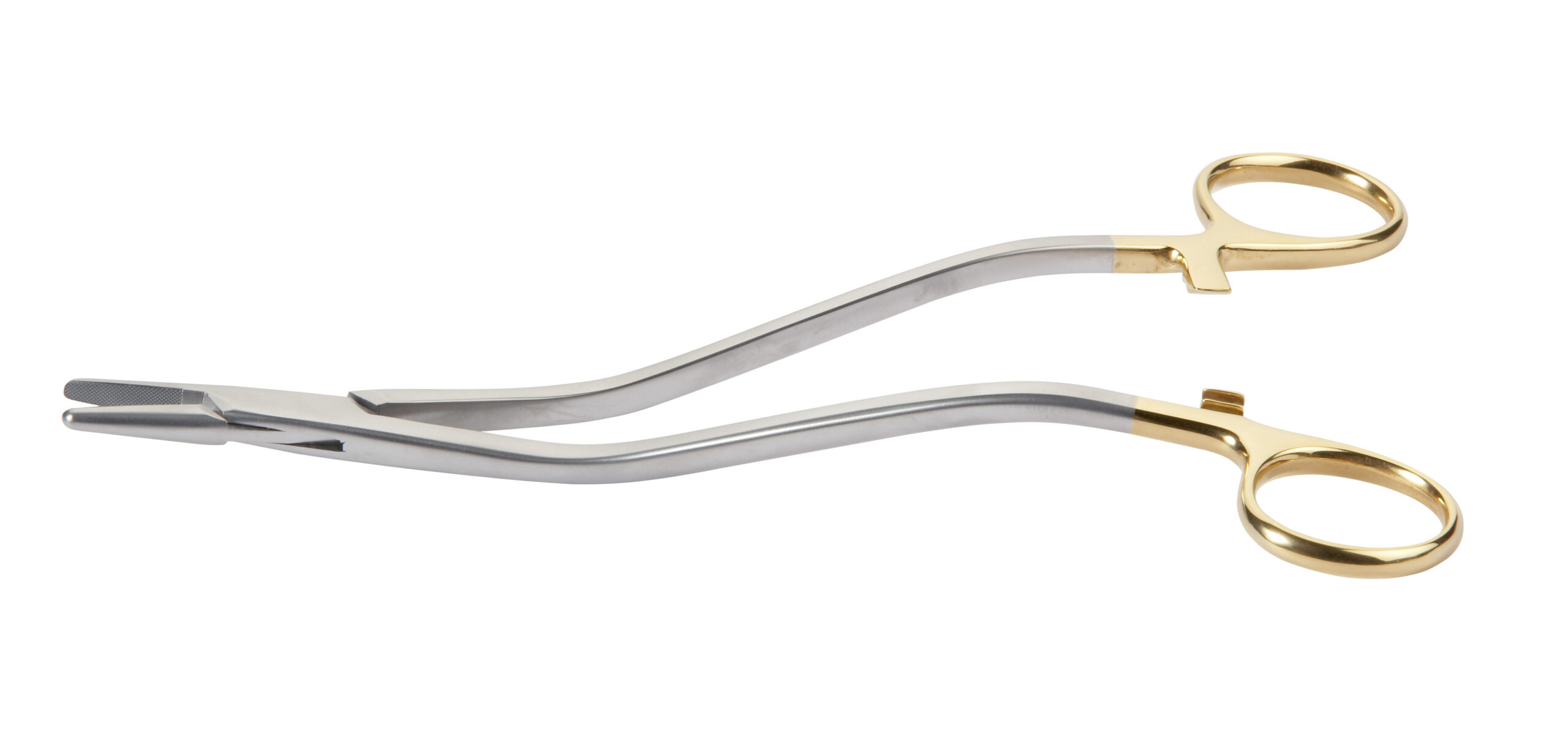 Thomson Walker Needle Holder Tungsten Carbide Jaws (Serration Pitch 0.5mm for Suture Size 5 to 4/0) Overall Length 200mm - Bolton Surgical