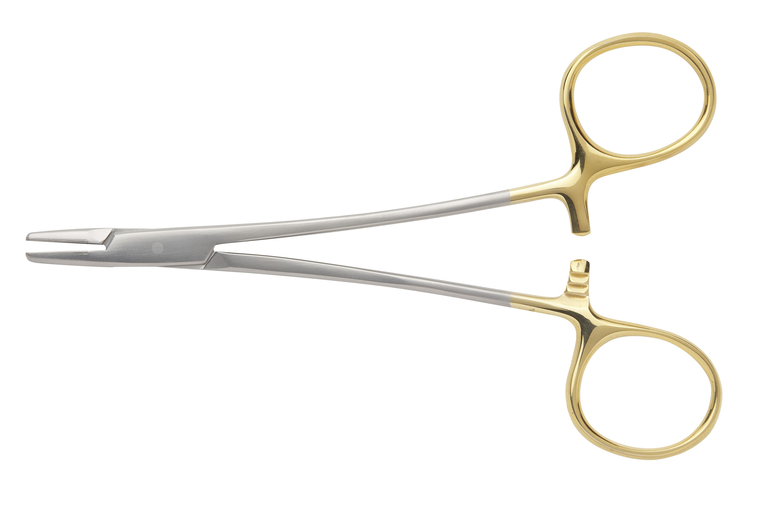 Webster Needle Holder with Tungsten Carbide Smooth Jaws (for Suture Size 6/0 to 11/0) - Bolton Surgical