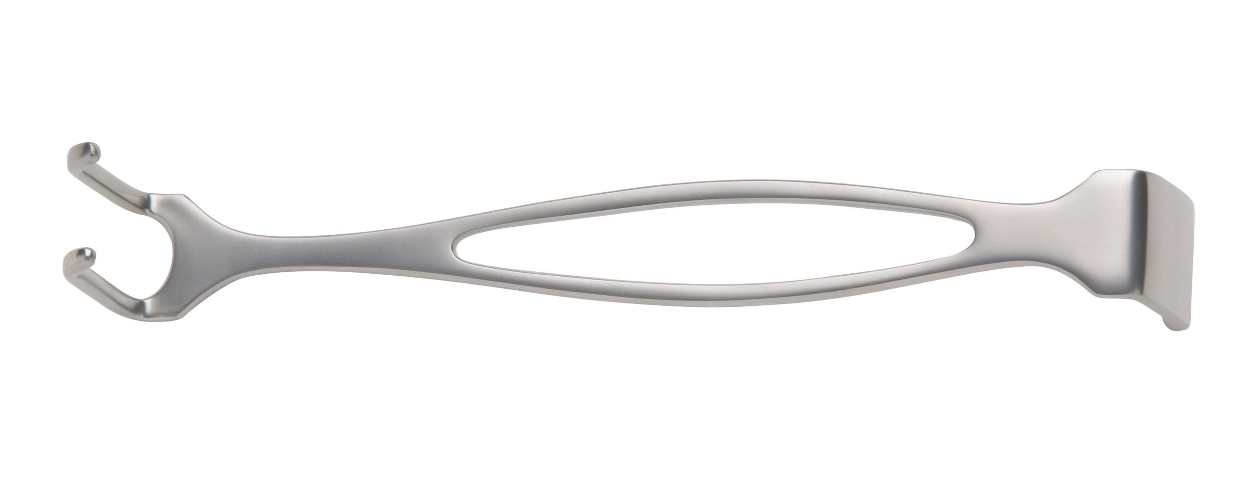 Czerny Retractor Double Ended with Solid Blade 23mm Wide x 40mm Deep & 2 Pronged Blades 23mm Wide x 38mm Deep Overall Length 180mm - Bolton Surgical