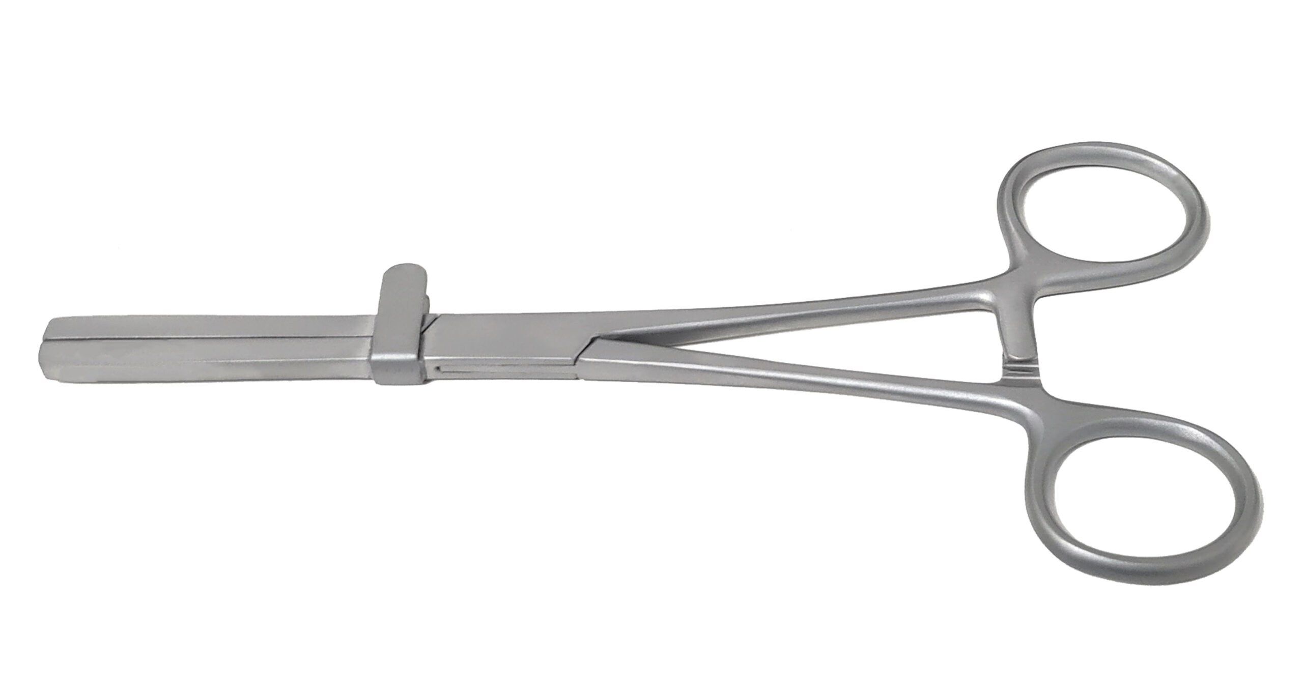 Tubing Clamp Long Smooth Jaw with Guard - Bolton Surgical