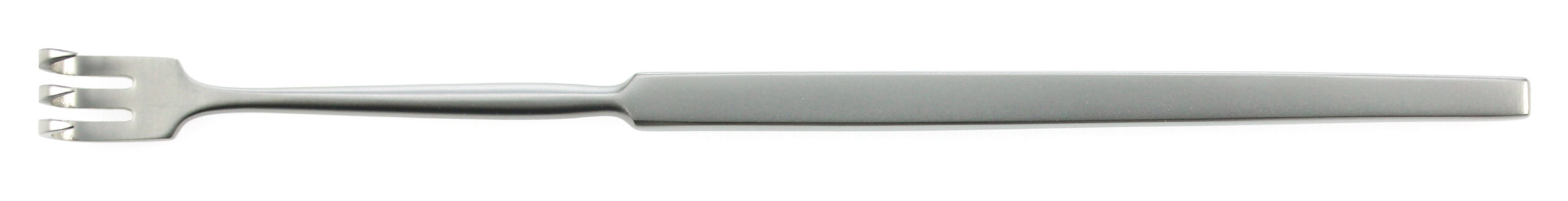 Continental Pattern Hook Retractor with 3 Sharp Prongs Overall Length 160mm - Bolton Surgical