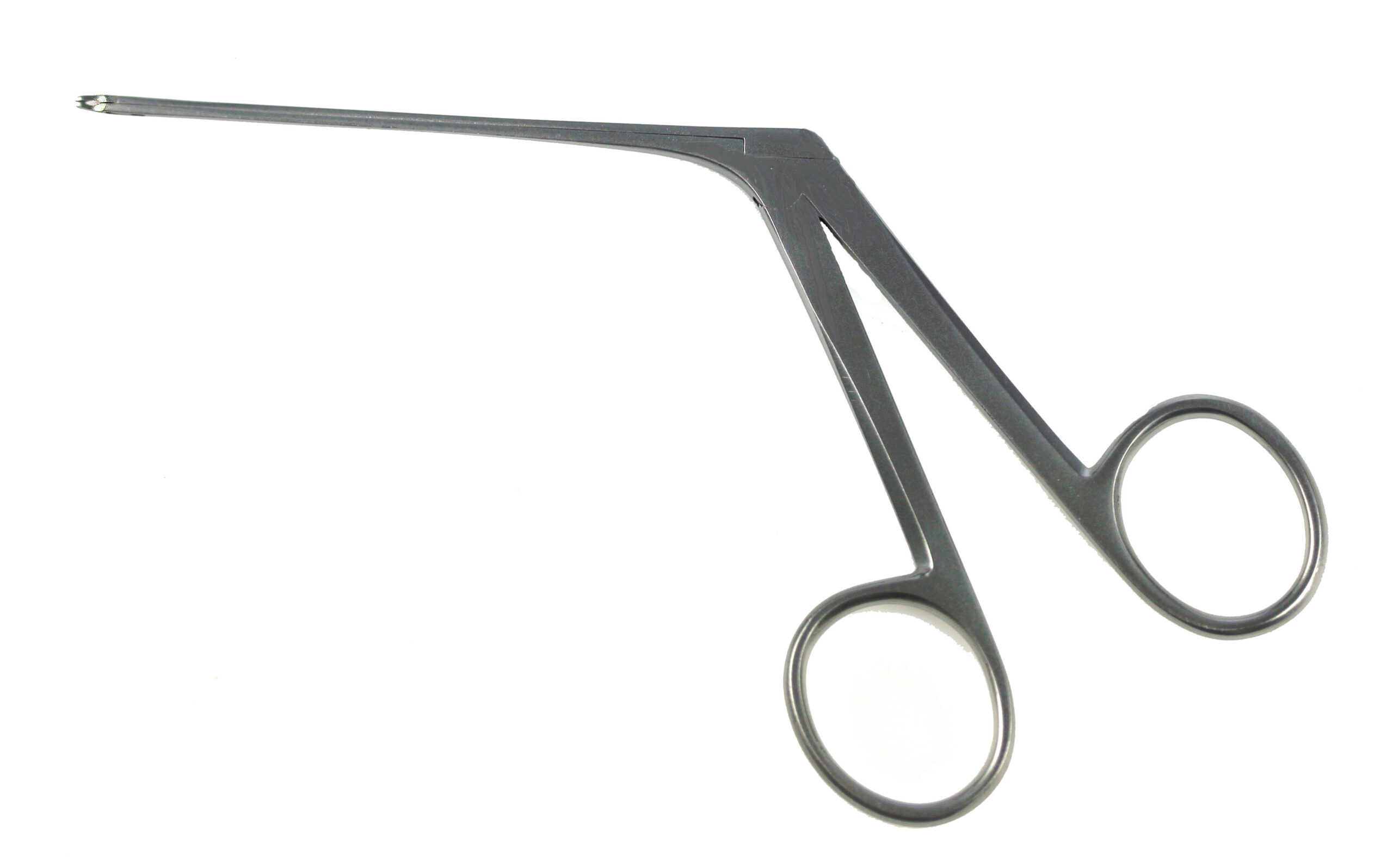 Hough Micro Forceps Straight Oval Cup Satin Finish Tip to Shoulder Length 70mm - Bolton Surgical