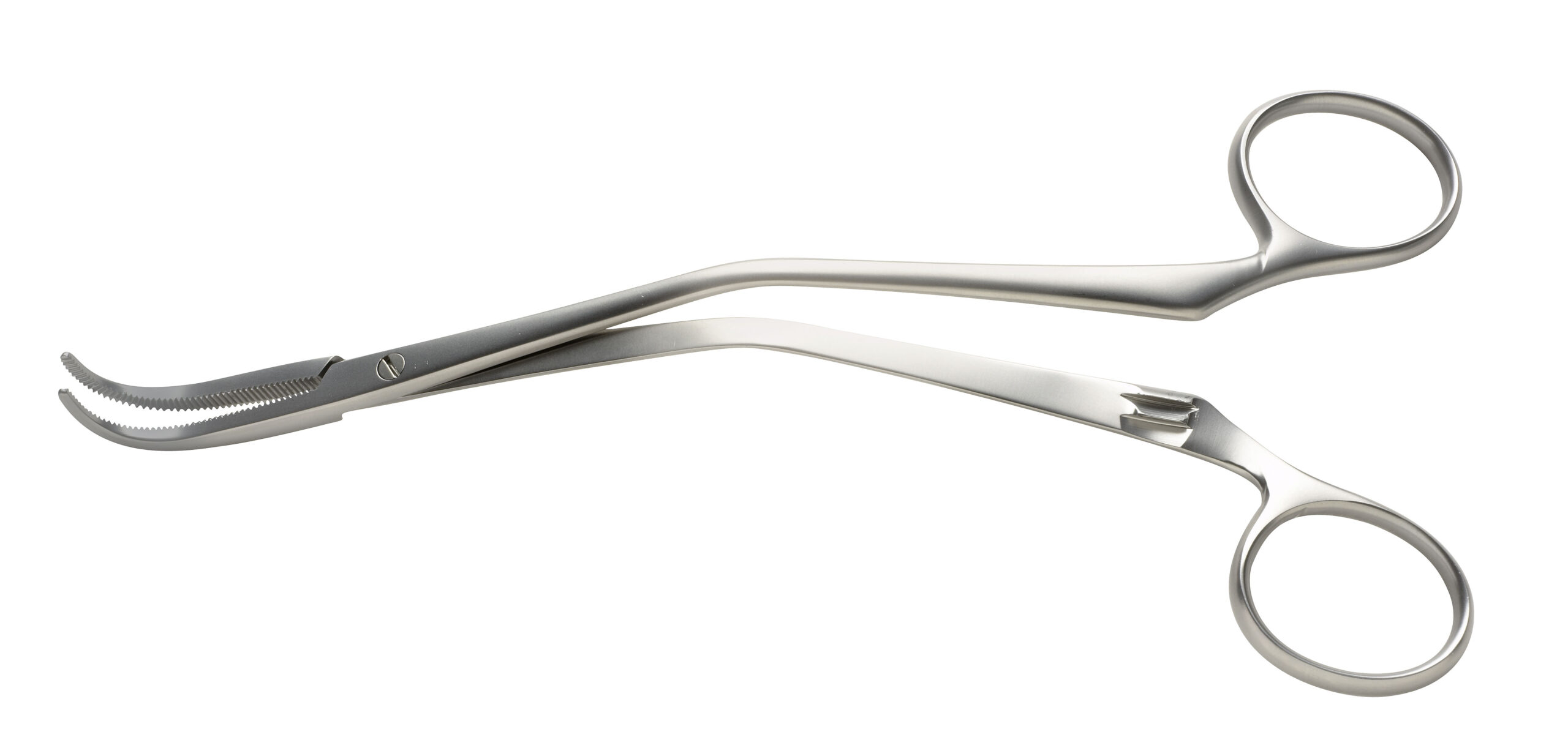 Wilson Tonsil Artery Forceps Cranked Shaft Curved Jaw Screw Joint 190mm - Bolton Surgical