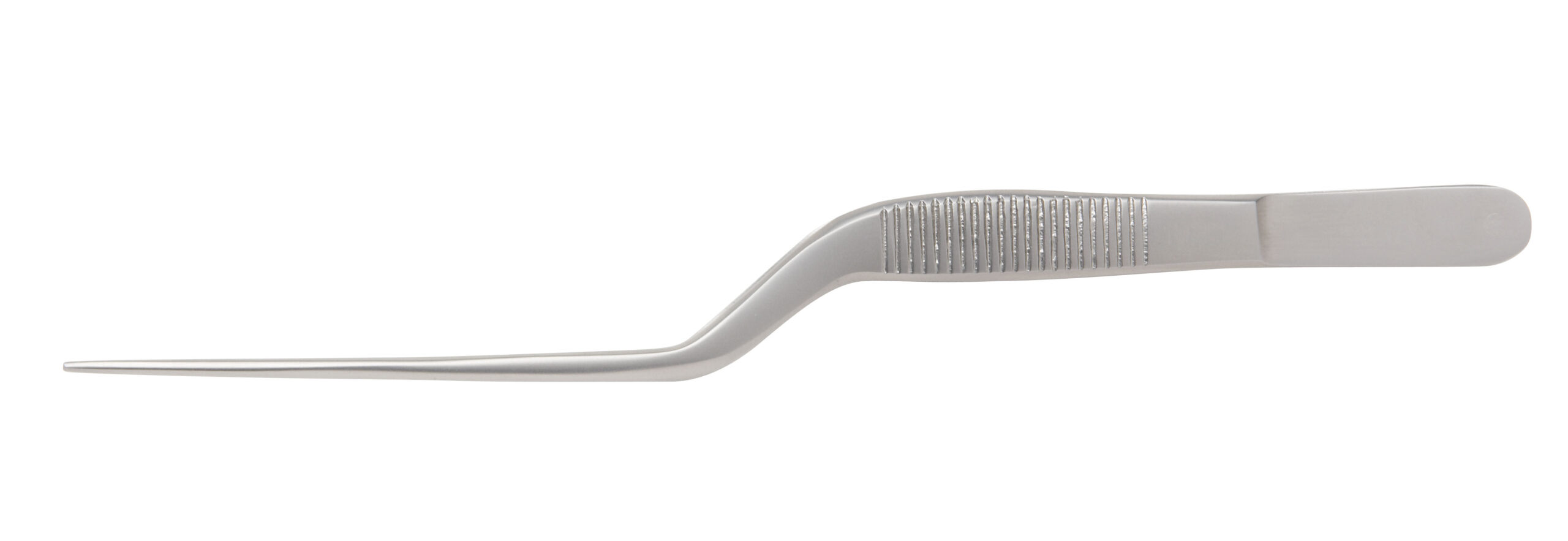 Lucae Aural Forceps Bayonet Serrated 150mm - Bolton Surgical