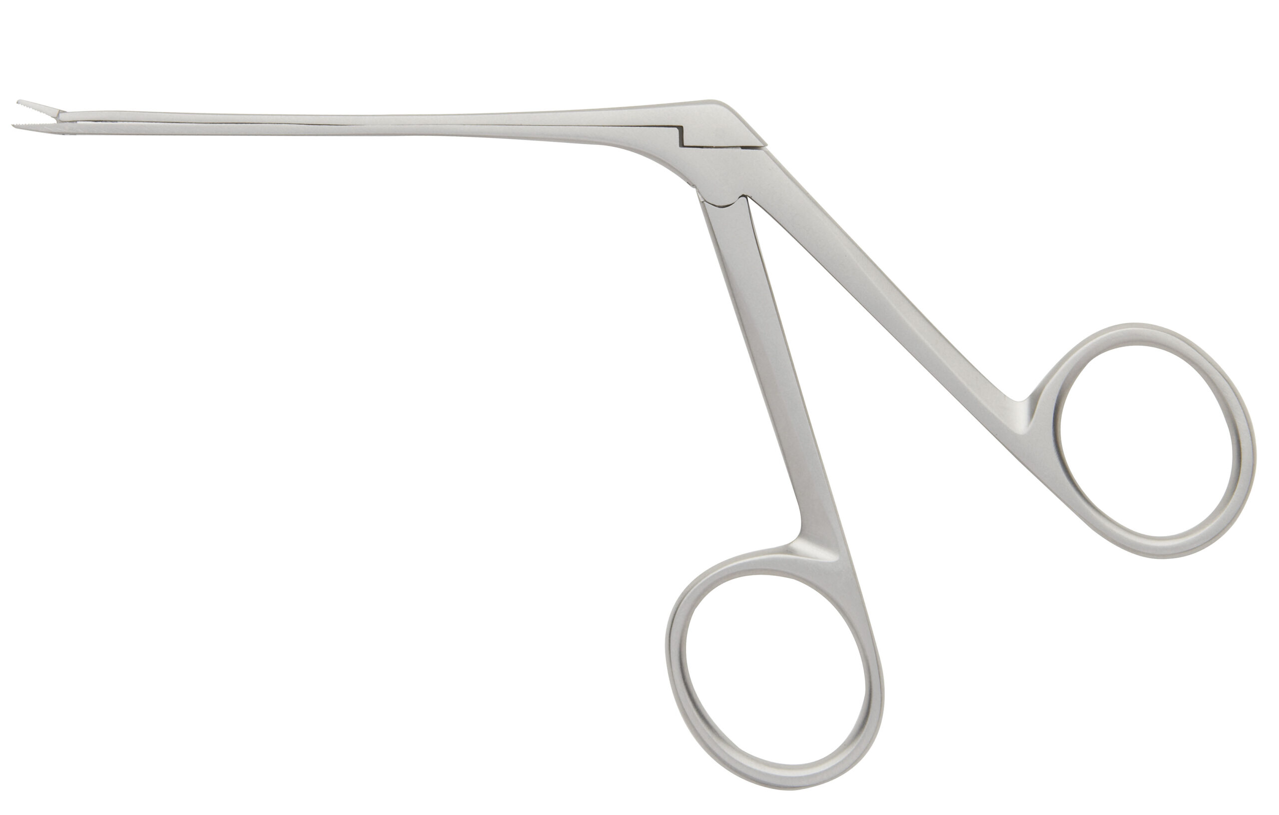 Hartman Crocodile Forceps Satin Finish 6mm x 1mm Serrated Jaw 75mm Shoulder to Tip - Bolton Surgical