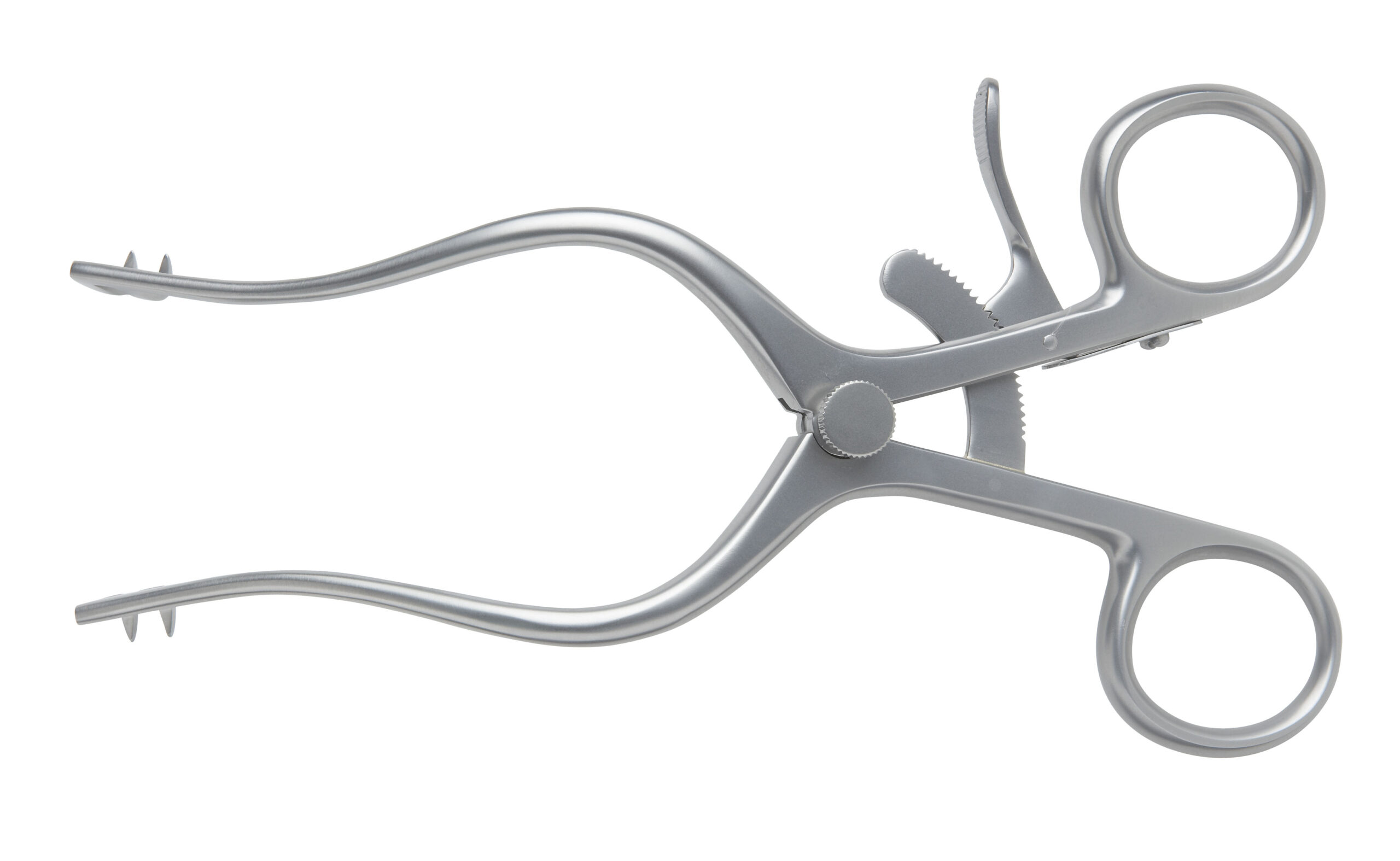 Mollison Mastoid Retractor 2:2 Blunt Teeth Overall Length 165mm - Bolton Surgical