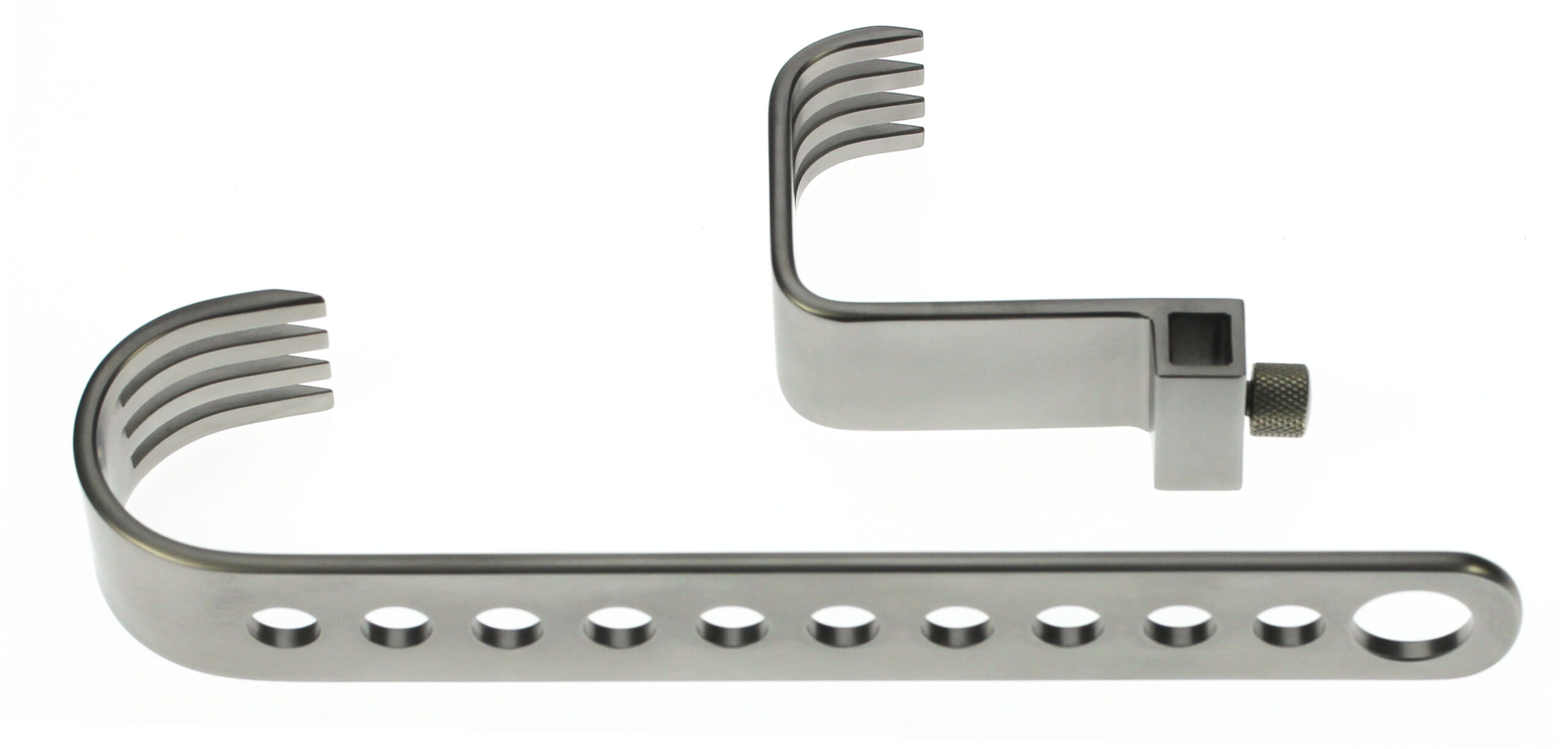 Charnley Initial Incision Blades Standard Set of 2 comprising of (Short Blade 45mm Deep x 65mm Length & Long Blade 43mm Deep x 195mm Length) - Bolton Surgical
