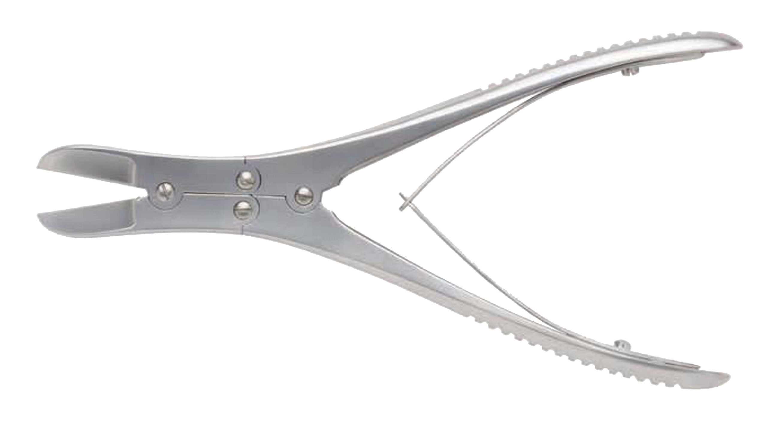 Ruskin Liston Bone Cutter 20 degree Angled on Flat Blades Compound Action Overall Length 185mm - Bolton Surgical