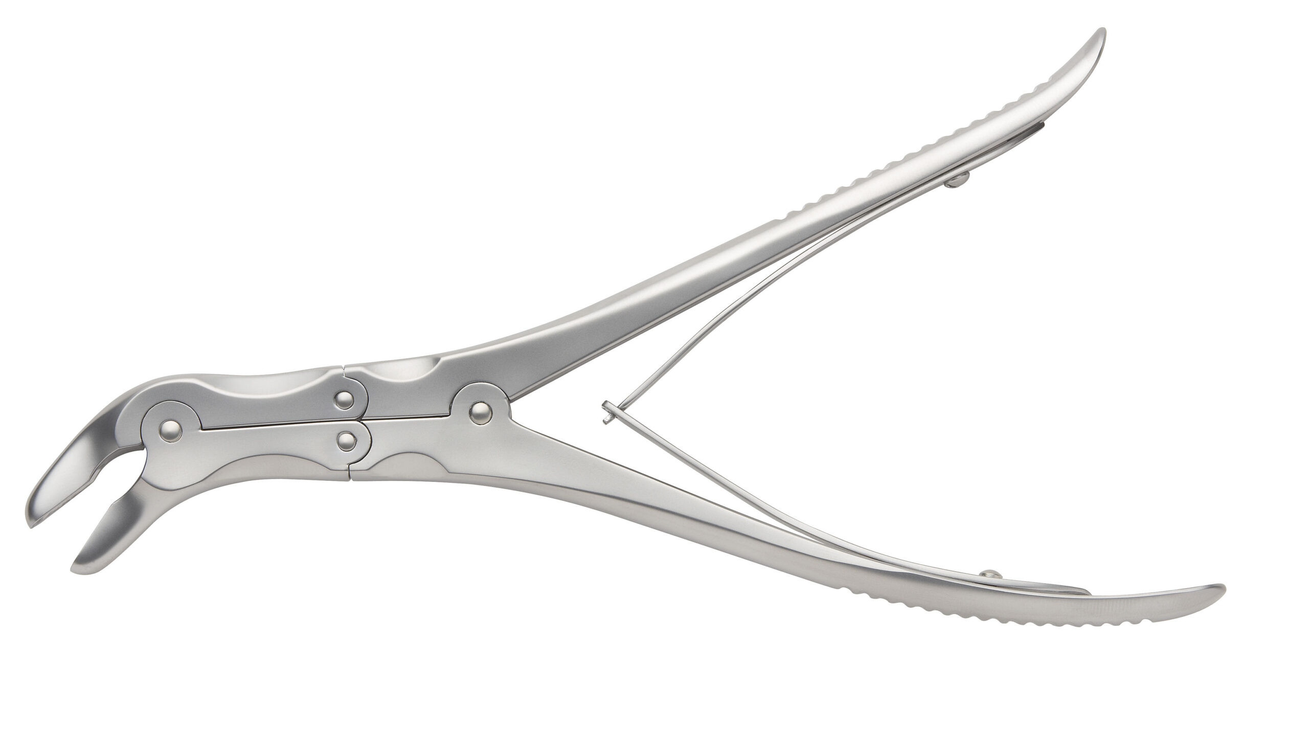 Leksell Bone Rongeur 50 Degree Angled to Side with Compound Action - Bolton Surgical
