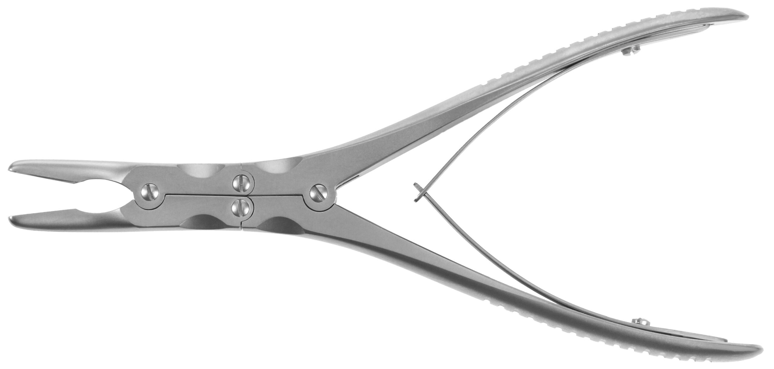 Beyer Bone Rongeur Compound Action Curved with 3mm Bite Overall Length 180mm - Bolton Surgical