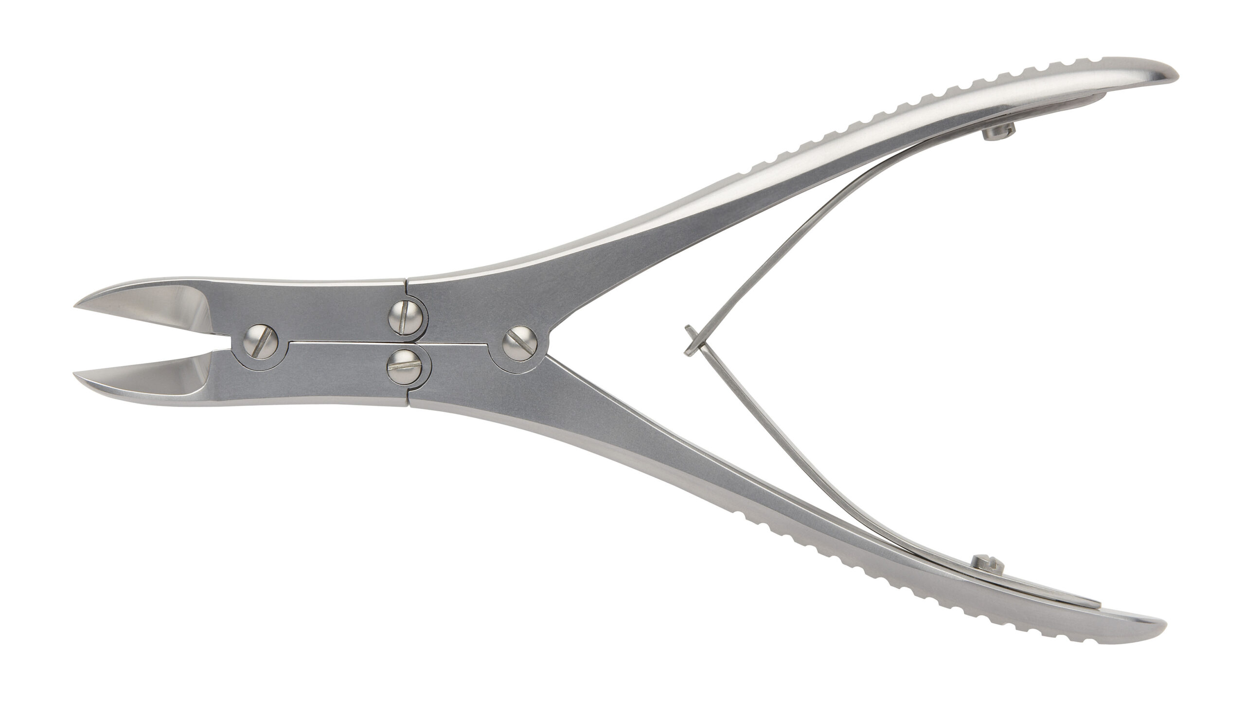 Bohler Bone Cutting Forceps Compound Action Angled on Flat Overall Length 150mm - Bolton Surgical