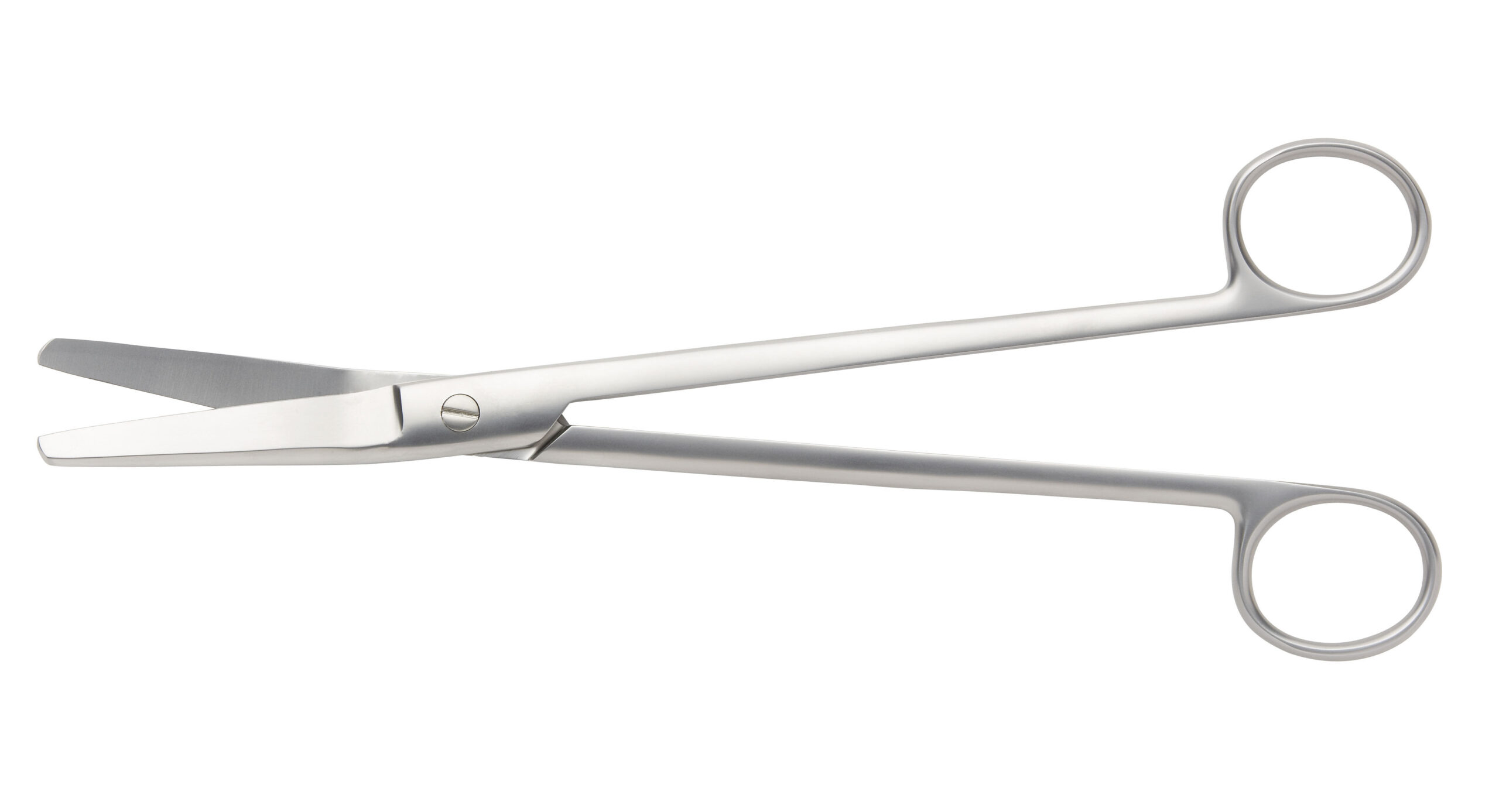 Sims Uterine Scissors Angled on Flat Blunt Pointed Blades 230mm - Bolton Surgical