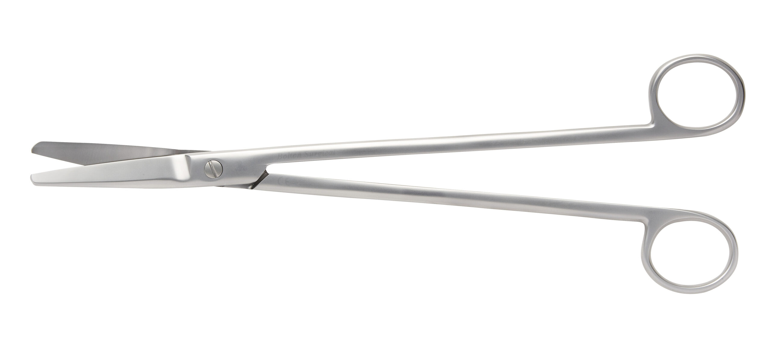 Gynae Superior Scissor Angled on Flat 250mm - Bolton Surgical