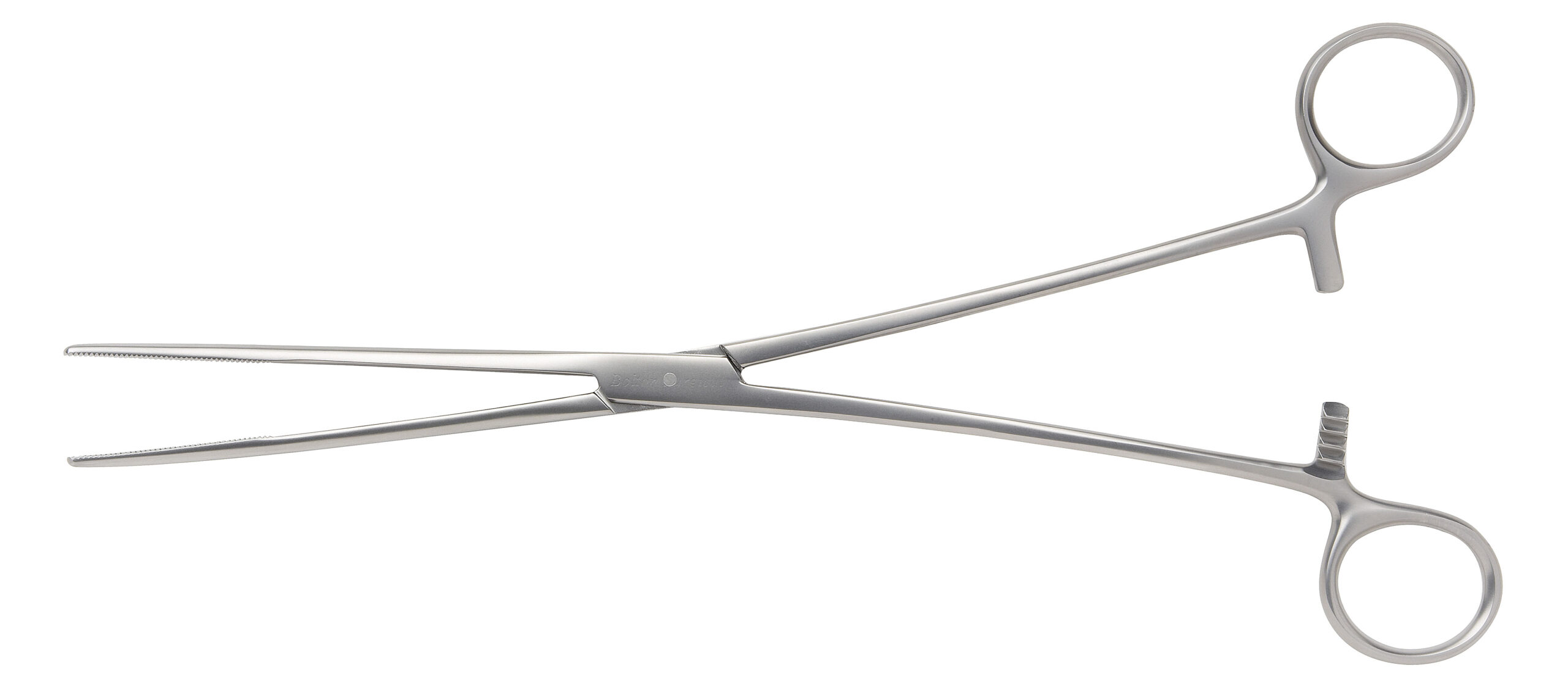 Bozemann Uterine Forceps Grooved Jaw 250mm - Bolton Surgical