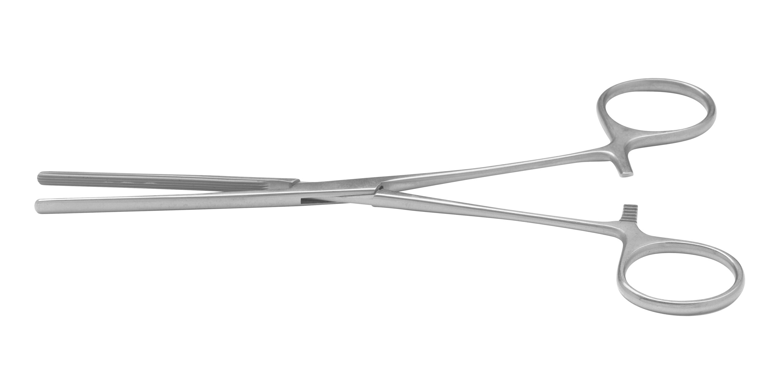 Doyen Clamp Straight Longitudinal Serrations - Bolton Surgical