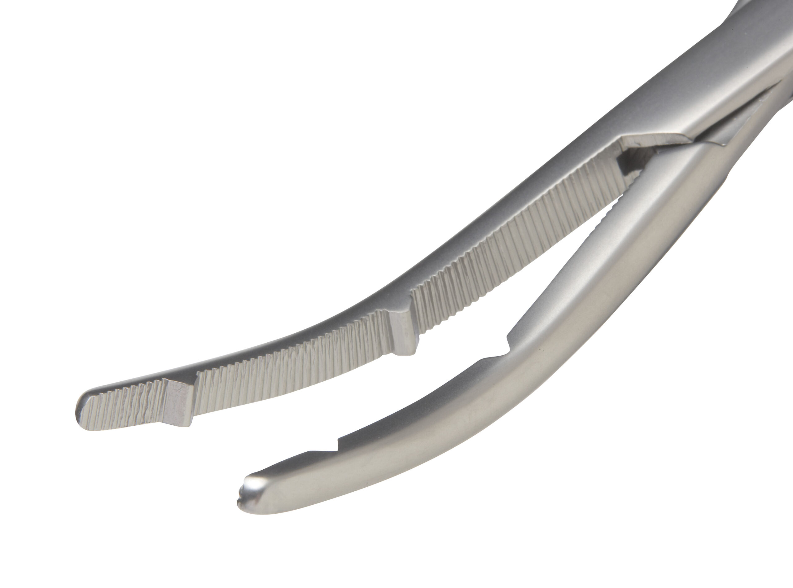 Heaney Clamp Curved Double Tooth 200mm - Bolton Surgical