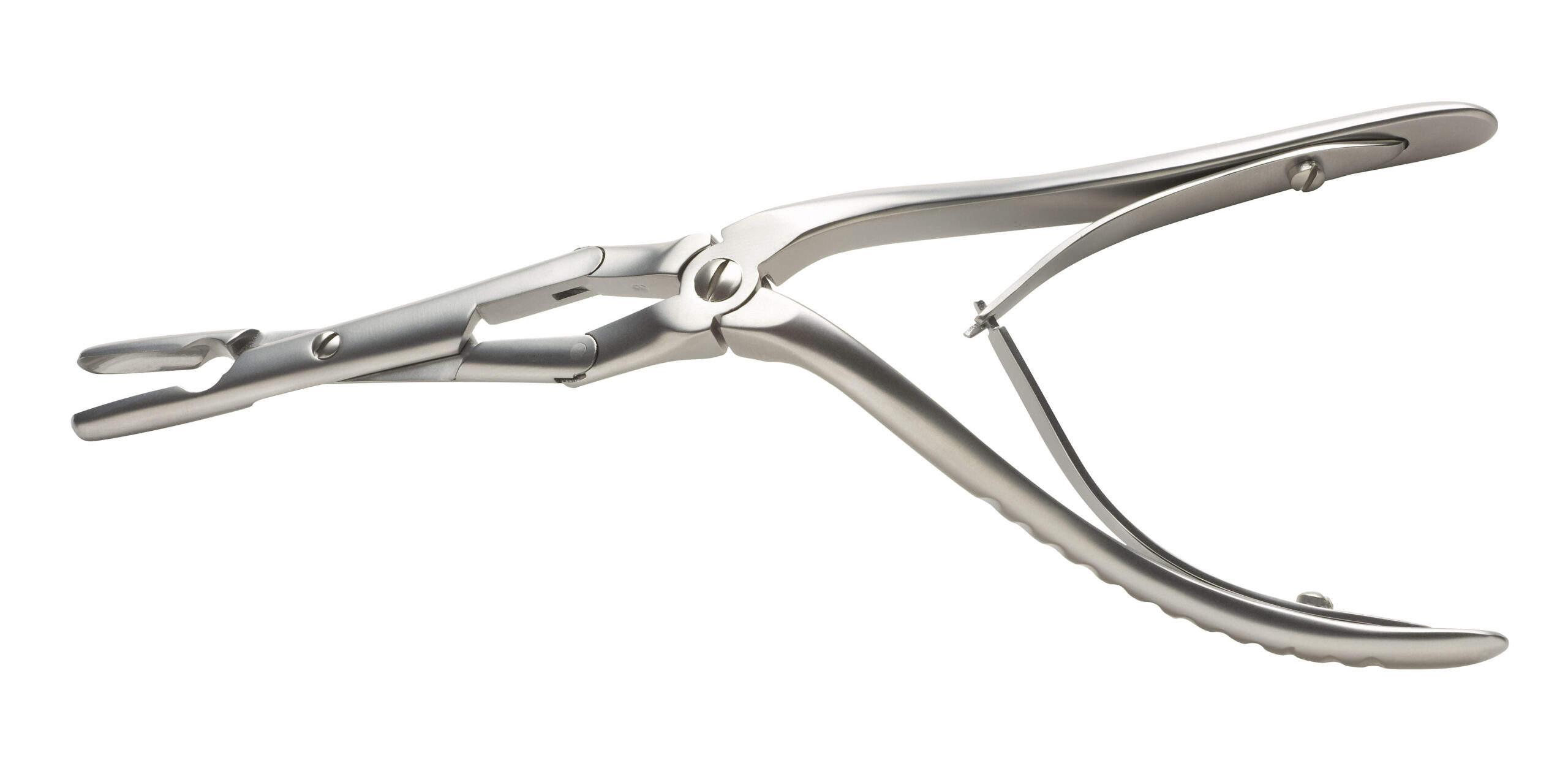 Jansen Middleton Septum Forceps Double Action with 4mm Wide x 14mm Long Jaw Overall Length 185mm - Bolton Surgical