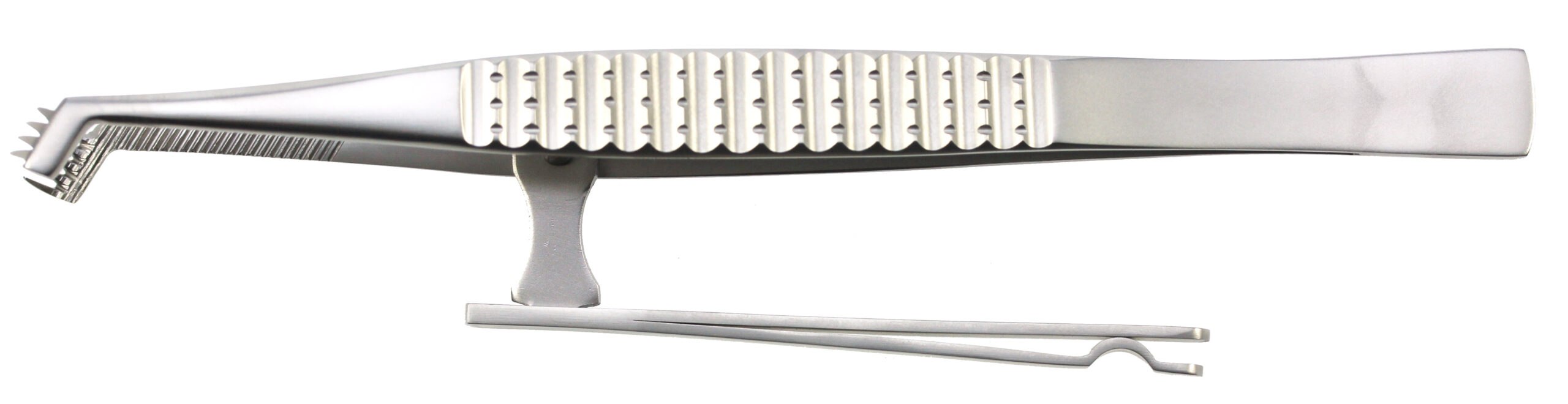 Childes Clip Applying Forceps with Rack for use with 12mm Clips 4:5 180mm - Bolton Surgical
