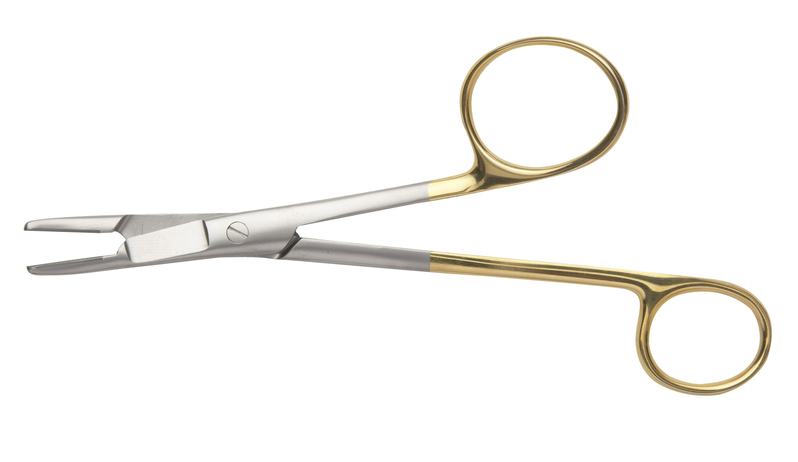 Gillies Combination Needle Holder & Scissor Right Hand Tungsten Carbide Jaws (Serration Pitch 0.4mm for Suture Size 3/0 to 6/0) Overall Length 160mm - Bolton Surgical