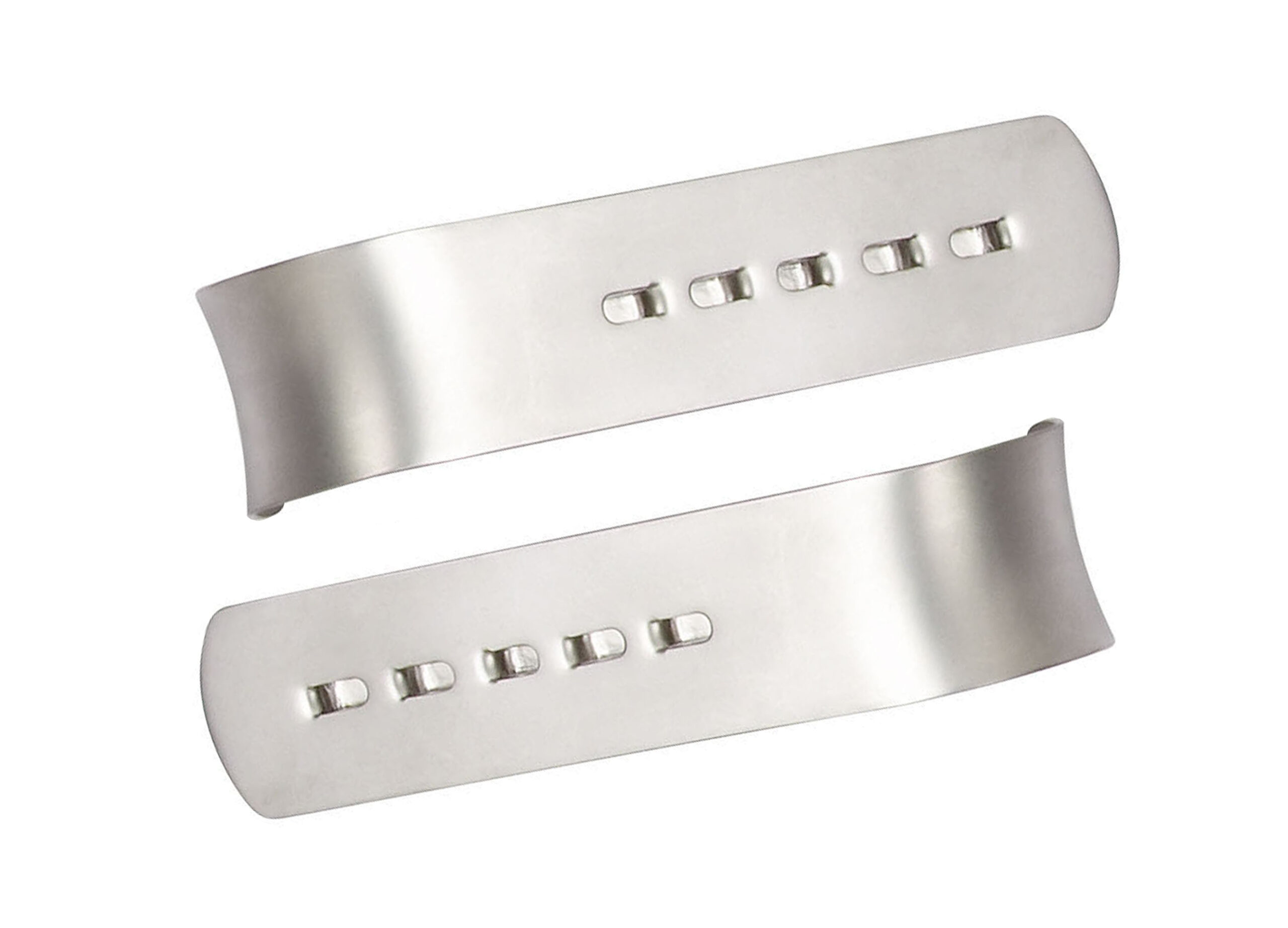 Turner Warwick Stainless Steel Blade ‘E’ Curved 38mm (W) x 51mm (D) (No Slide Lock) (Set of 2) - Bolton Surgical