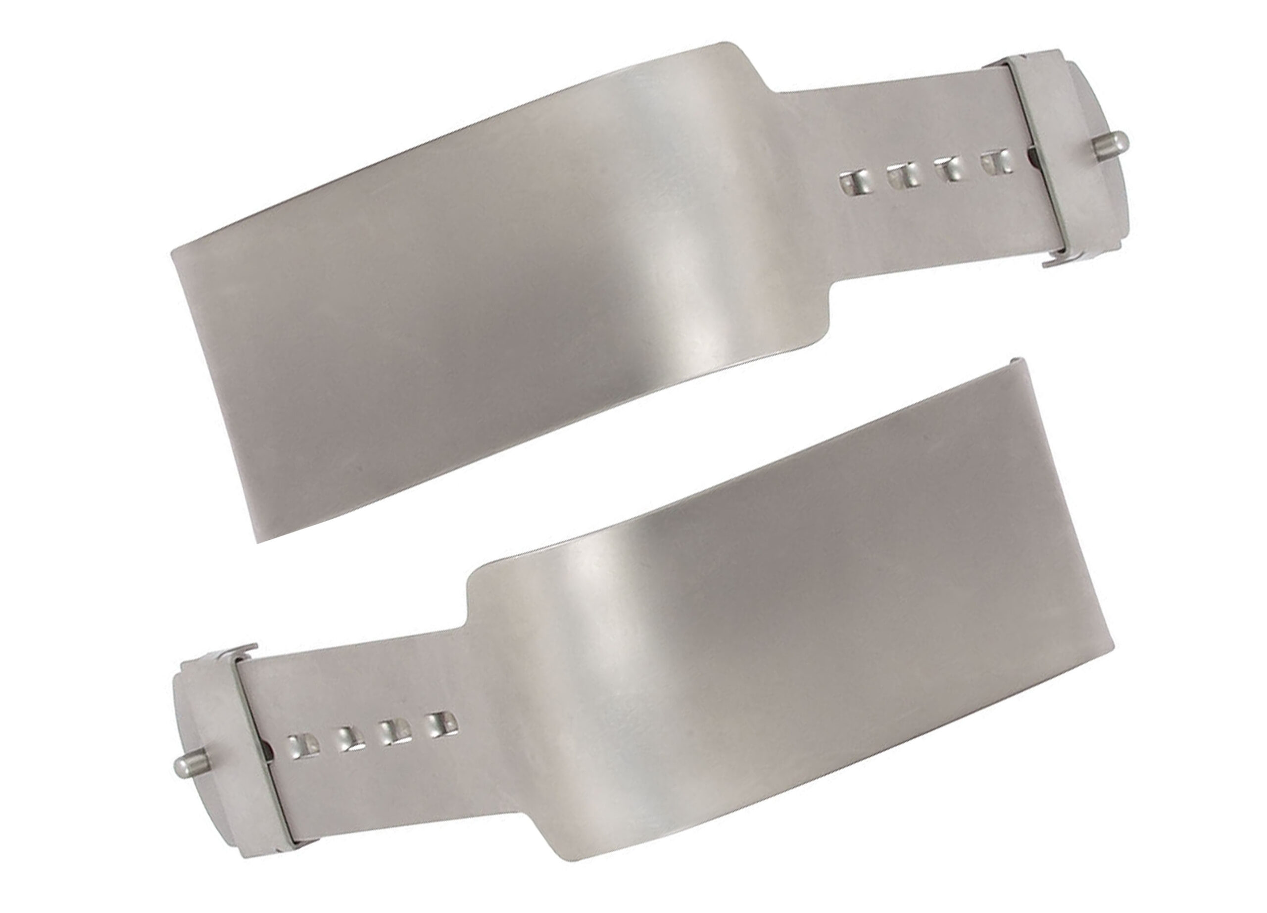 Turner Warwick Stainless Steel Blade ‘F’ Curved 60mm (W) x 76mm (D) (With Slide Lock) (Set of 2) - Bolton Surgical
