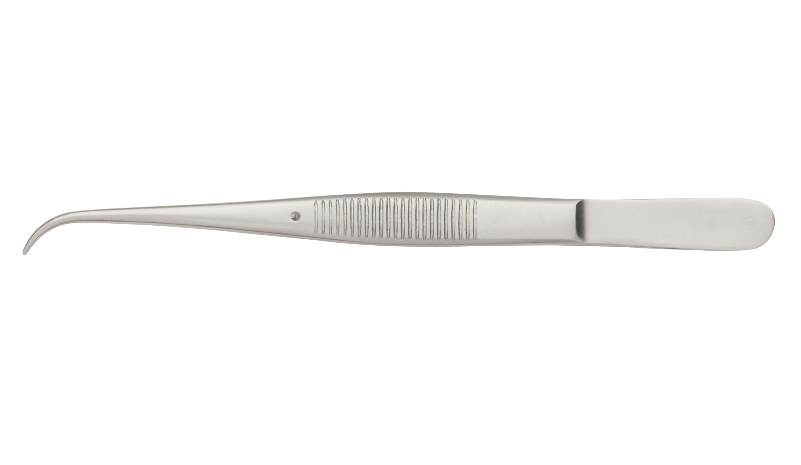 Perry Dissecting Forceps Fine Curved Serrated Jaw 125mm - Bolton Surgical