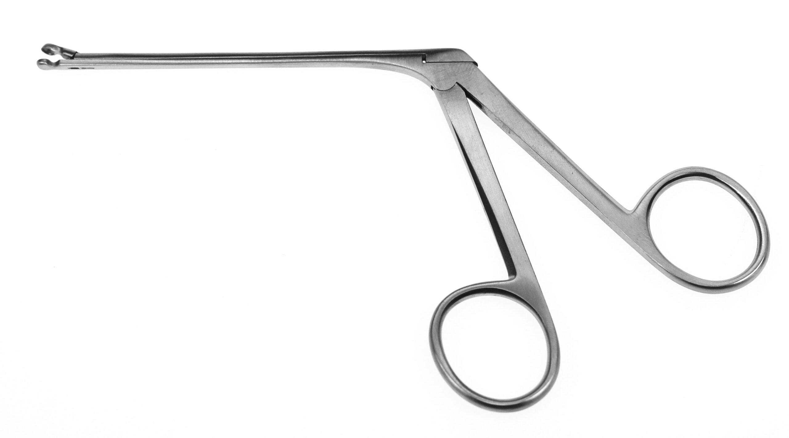 Hartman Forceps Oval Cup Satin Finish with 7mm x 2.25mm Jaw 75mm Shoulder to Tip - Bolton Surgical
