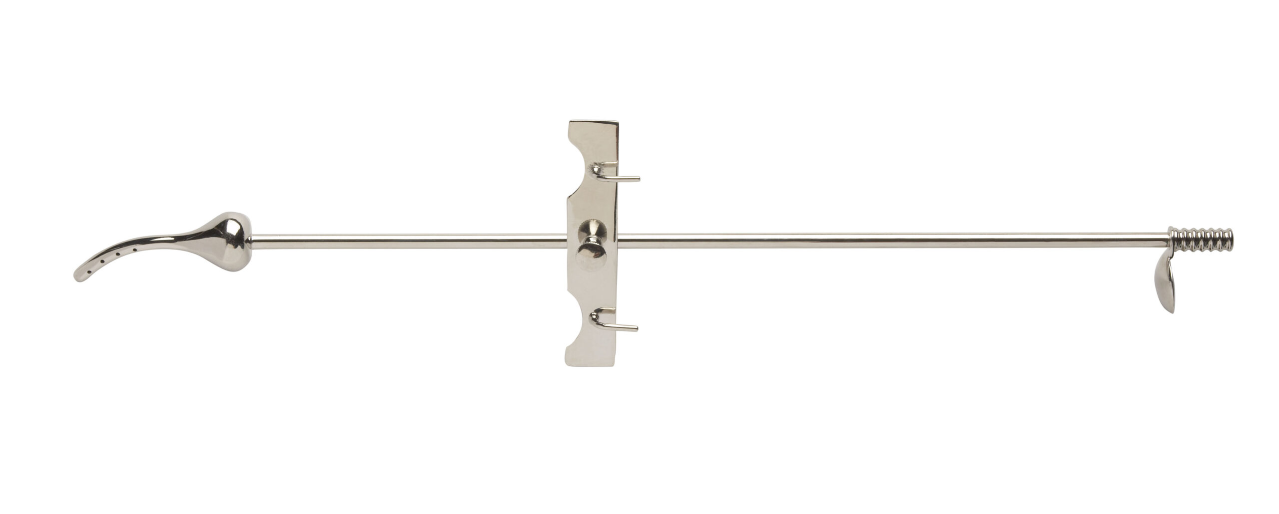 Spackman Uterine Cannula with T Plate and Metal Cone 360mm - Bolton Surgical