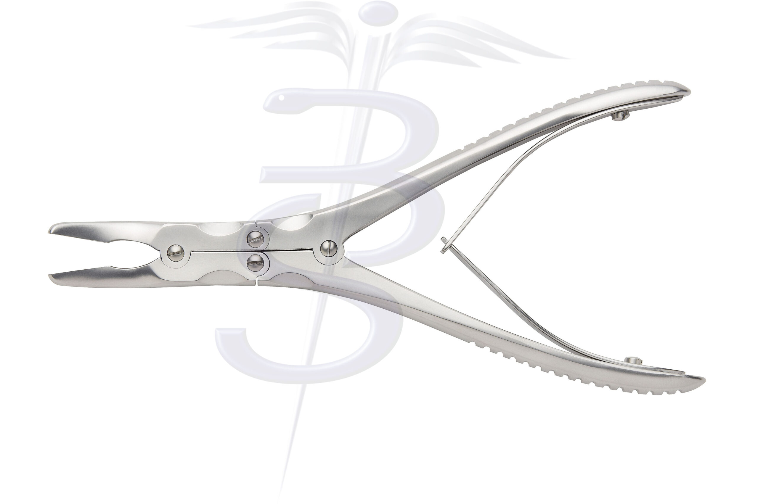 Mayfield Bone Rongeur Curved Compound Action with 4mm Bite  Overall Length 170mm - Bolton Surgical