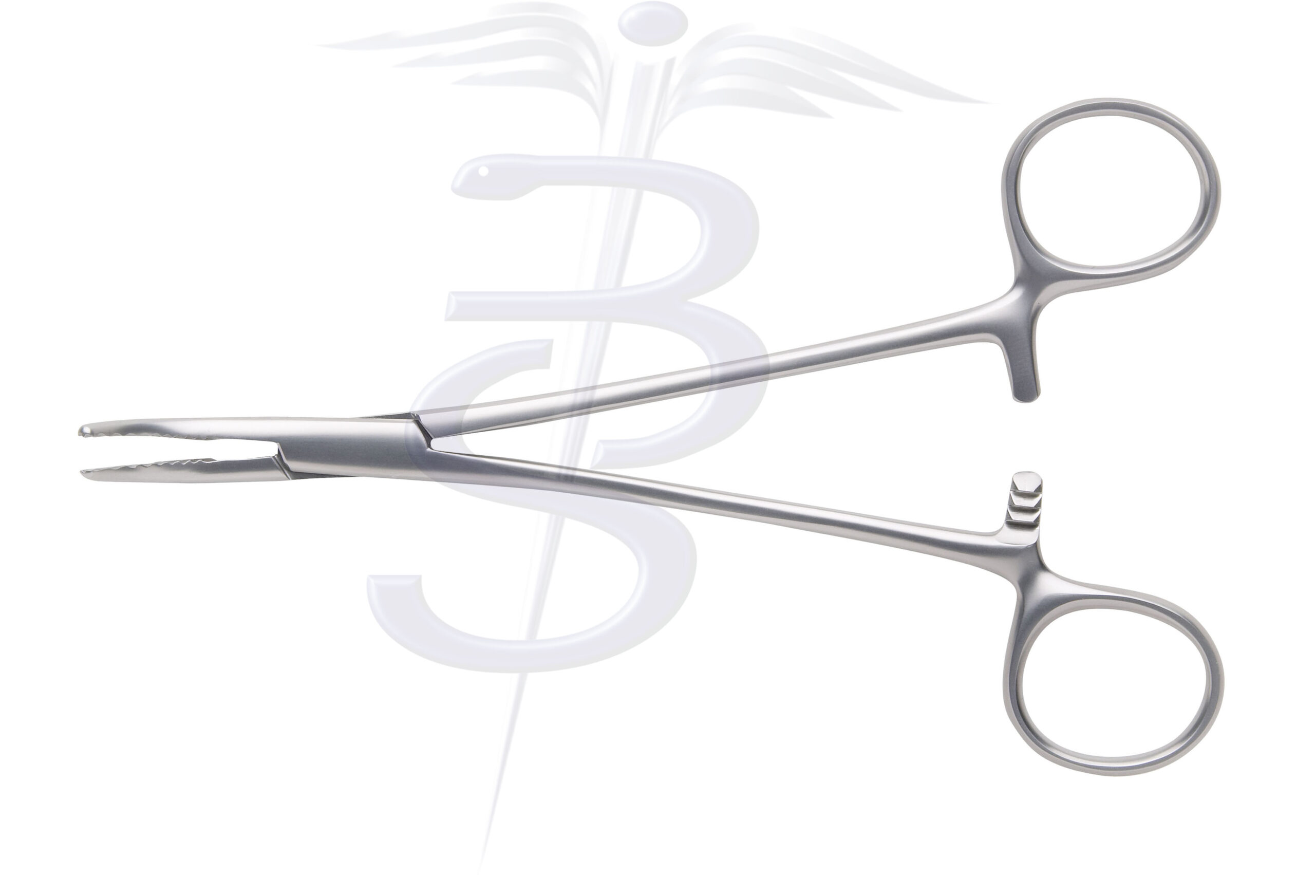 Miles Phillips Artery Forceps Curved Partly Serrated Jaws 180mm - Bolton Surgical